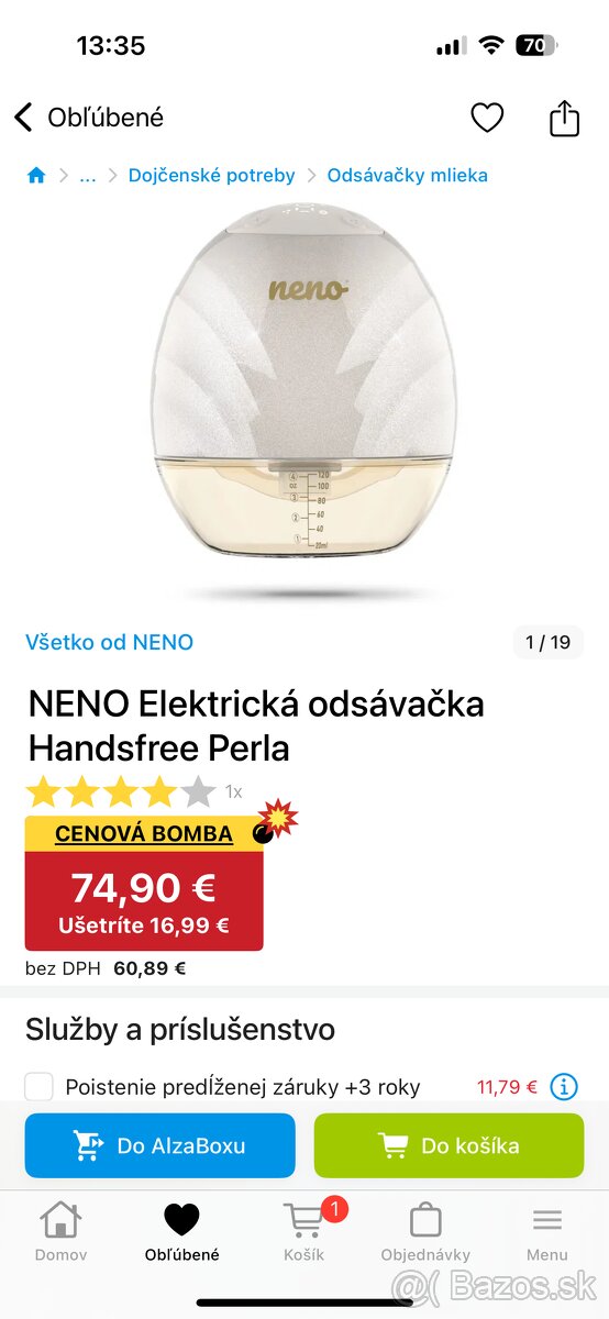 Odsávačka mlieka Neno handsfree - 2