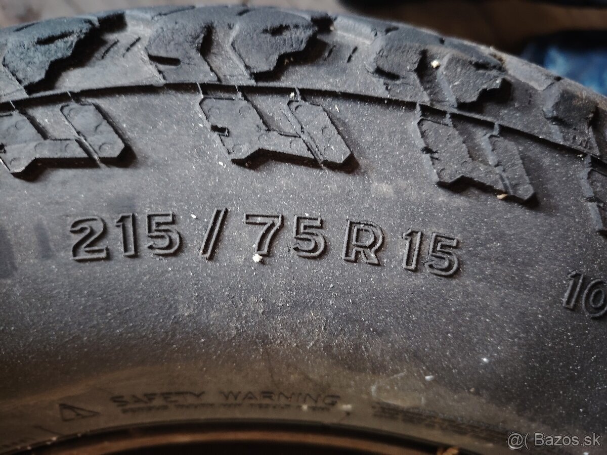 Kolesa 215/75 R15 AT - 2