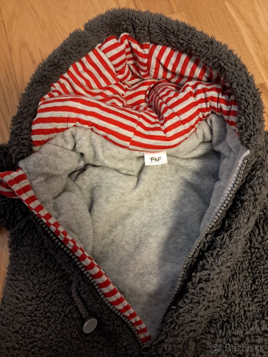 Zimný overal - plyšový 62 - 2