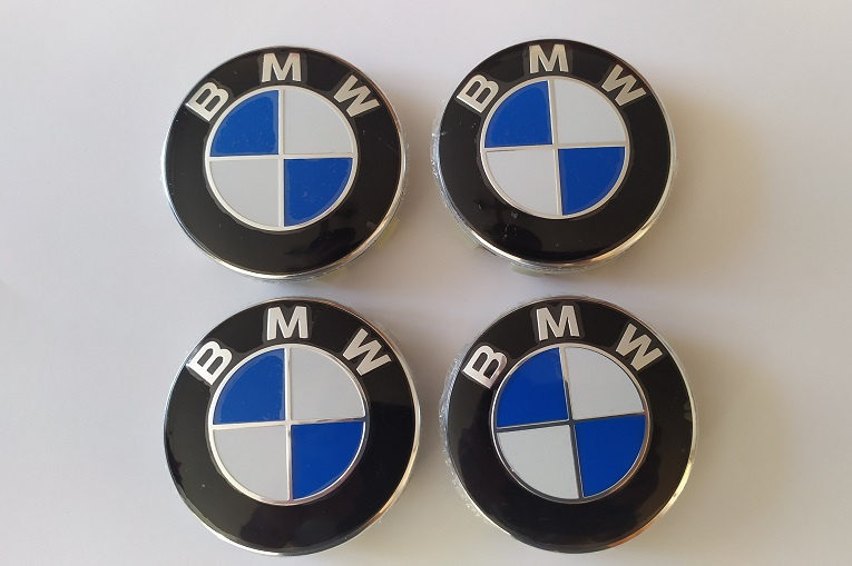 BMW krytky 68mm a 56mm, znak kapota, kufor 73mm a 82mm - 2