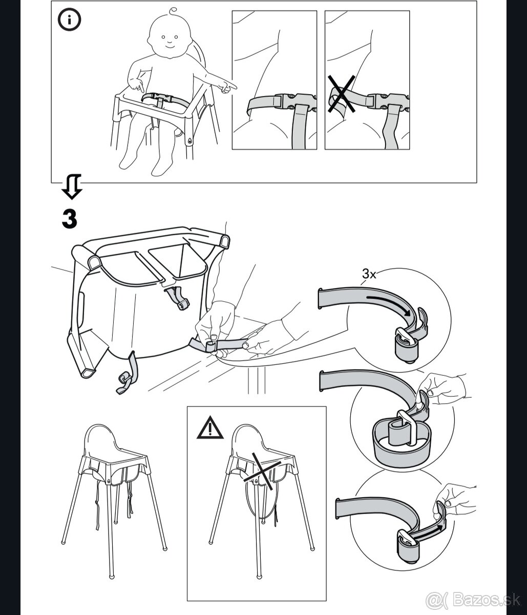 Detská stolička Antilop - 2