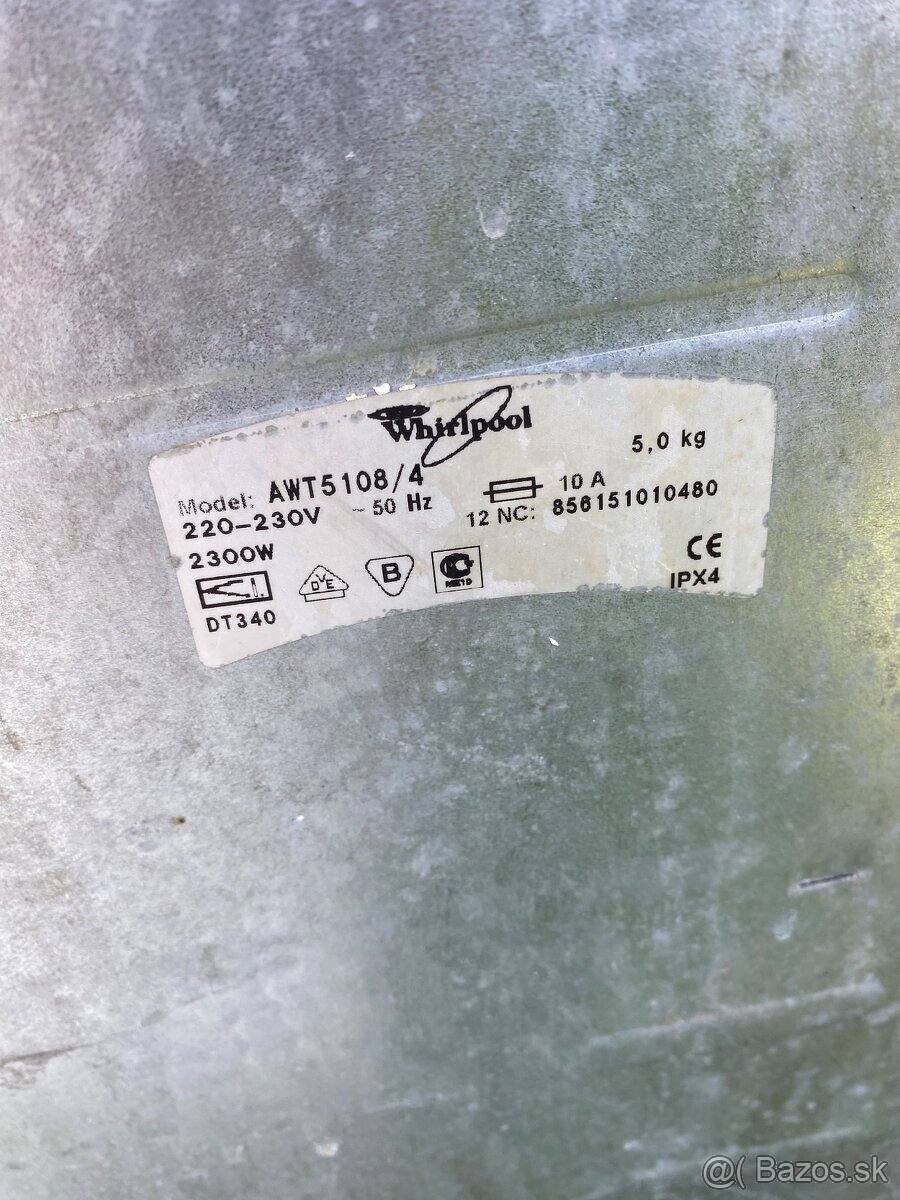 Whirlpool práčka - 2