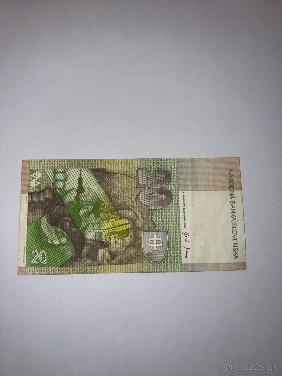 20 slovenských korún - 2