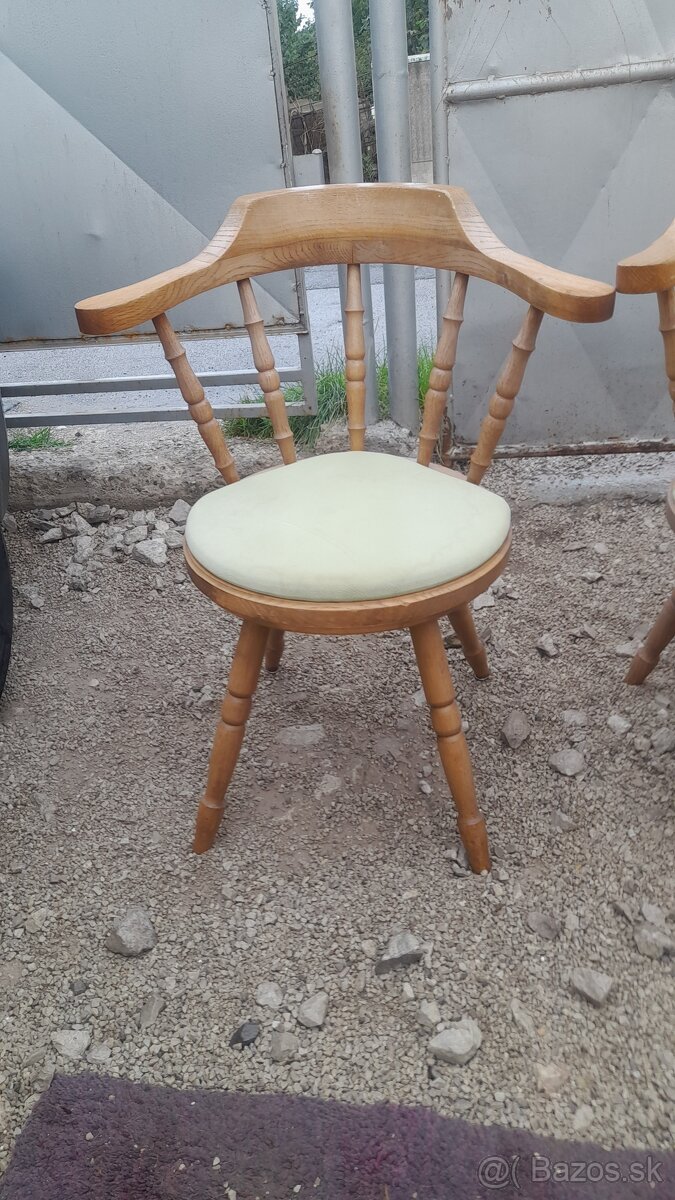 Rustikálne stoličky 3kusy 80eur - 2