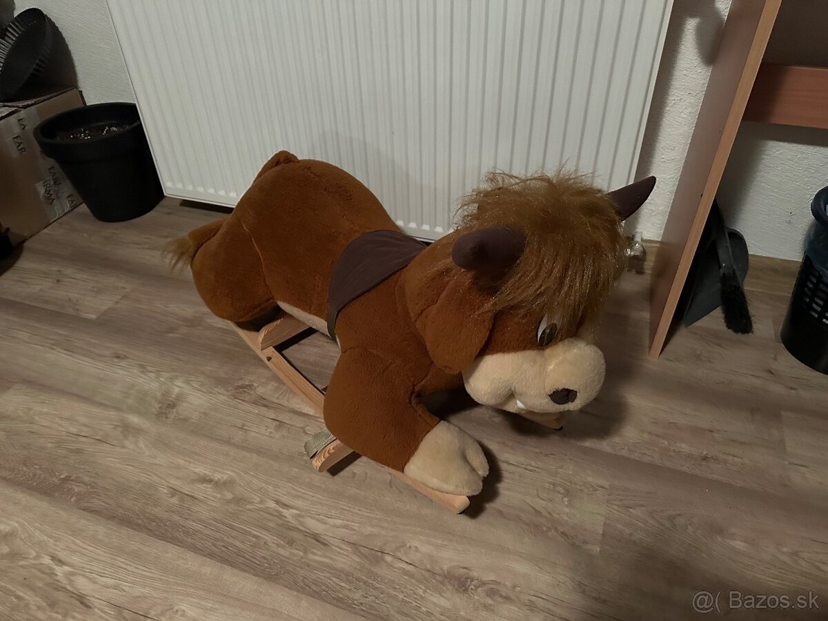 Plyšový hojdací býk - 2