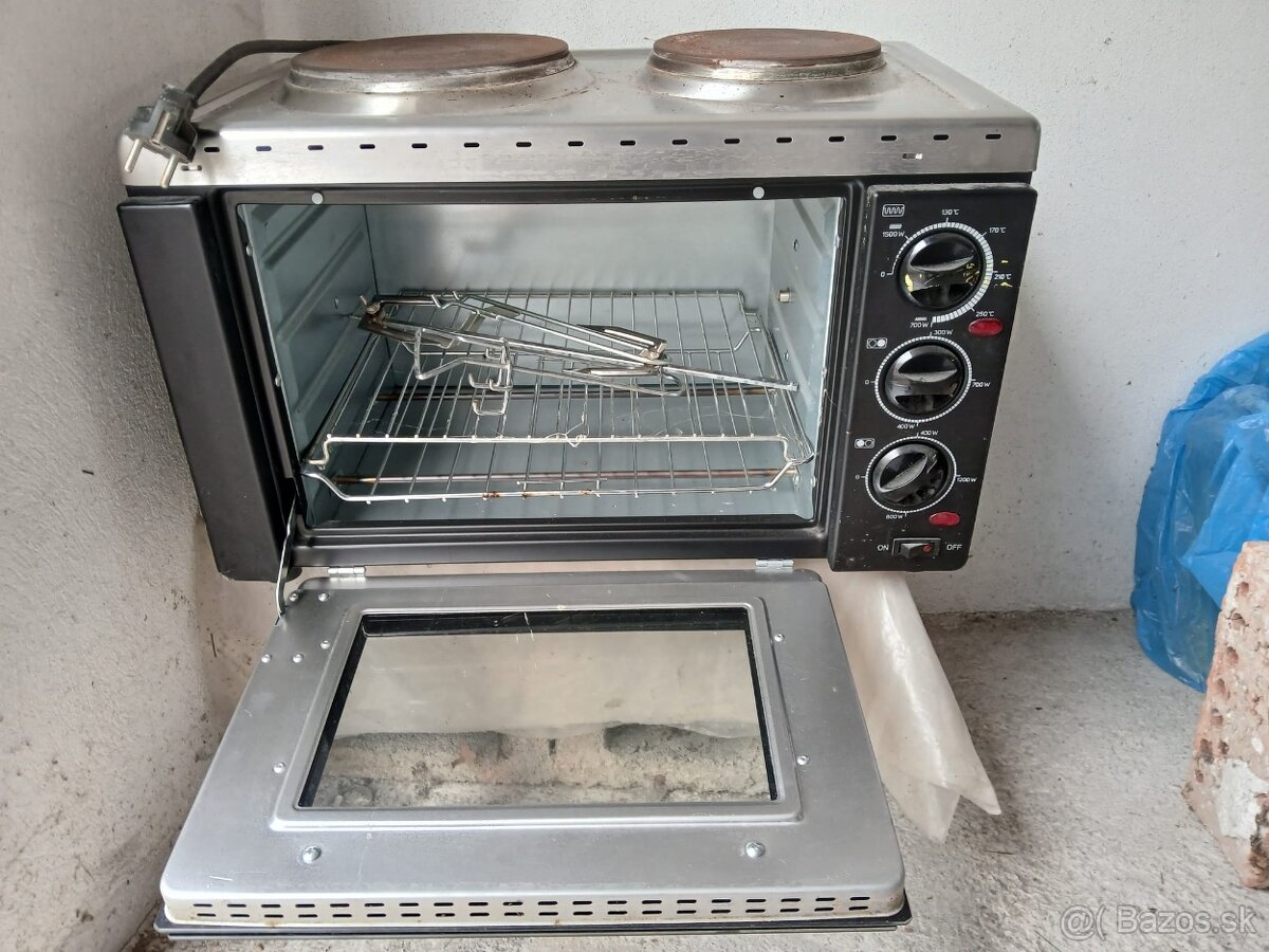 Elektrická dvojplatnička s rúrou - 2