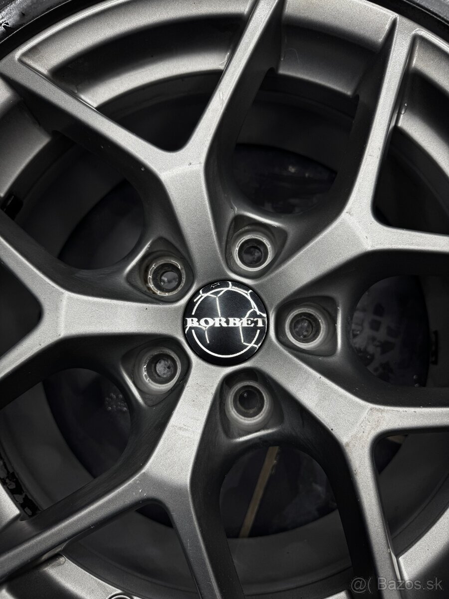 alu disky BORBET Y Titan Matt + zimné pneumatiky - 2