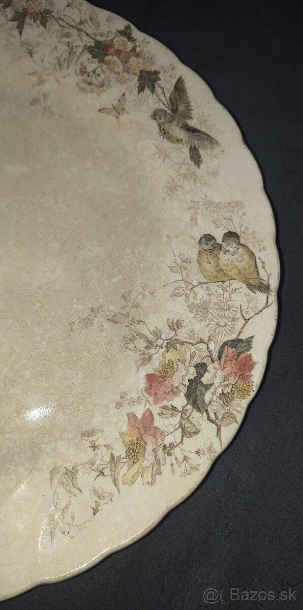 Starožitný Tanier Villeroy & Boch z roku 1880 - 1910 - 2