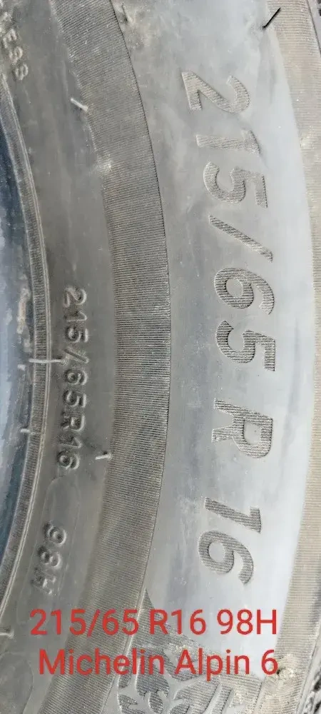 Zimná pneumatika 1ks 215/65 R16 98H Michelin Alpin6 - 2