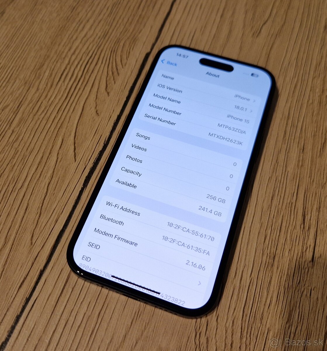 Apple iphone 15 256gb cierny - 2