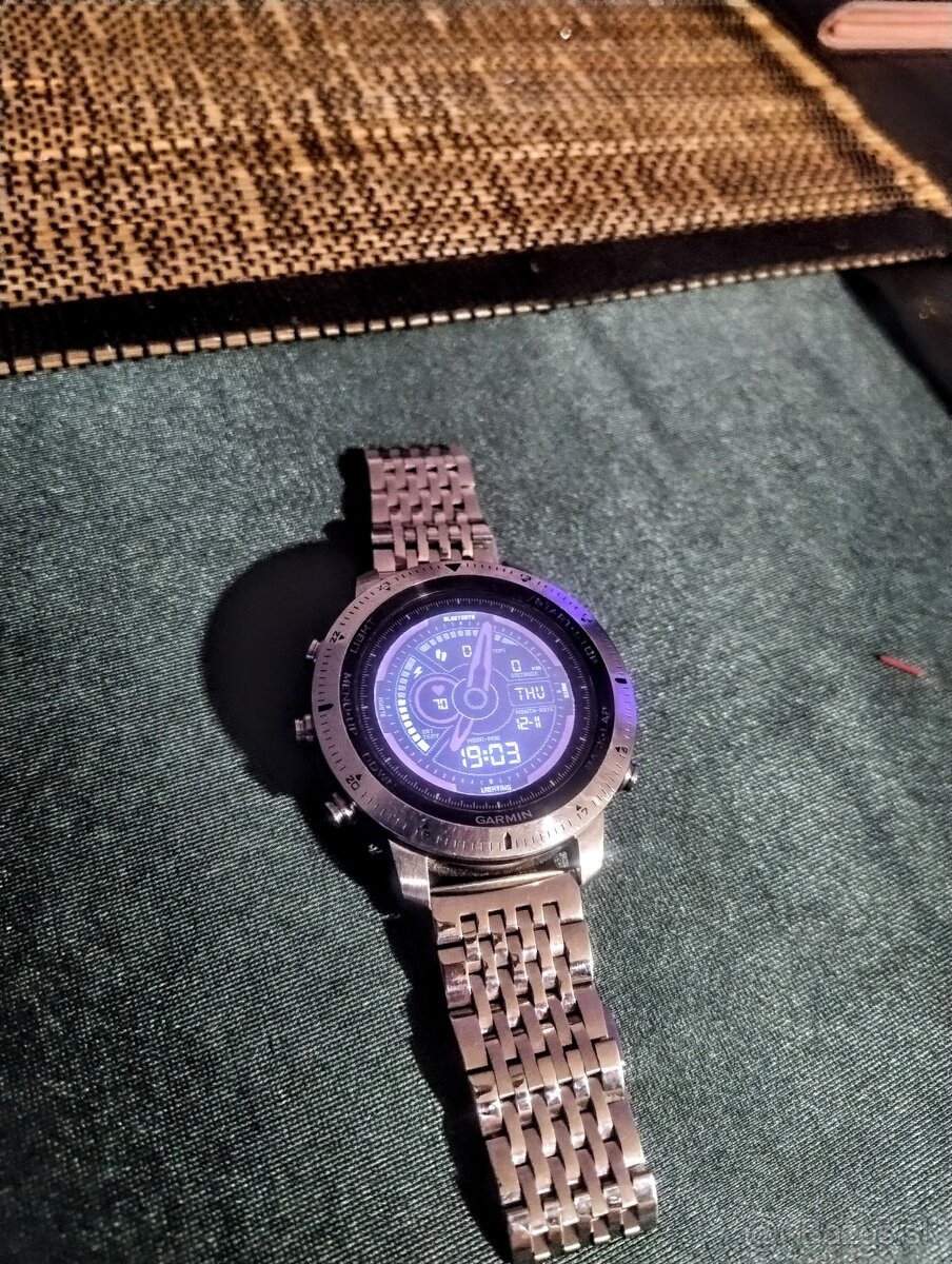 Hodinky Garmin chronos Fénix saphire - 2