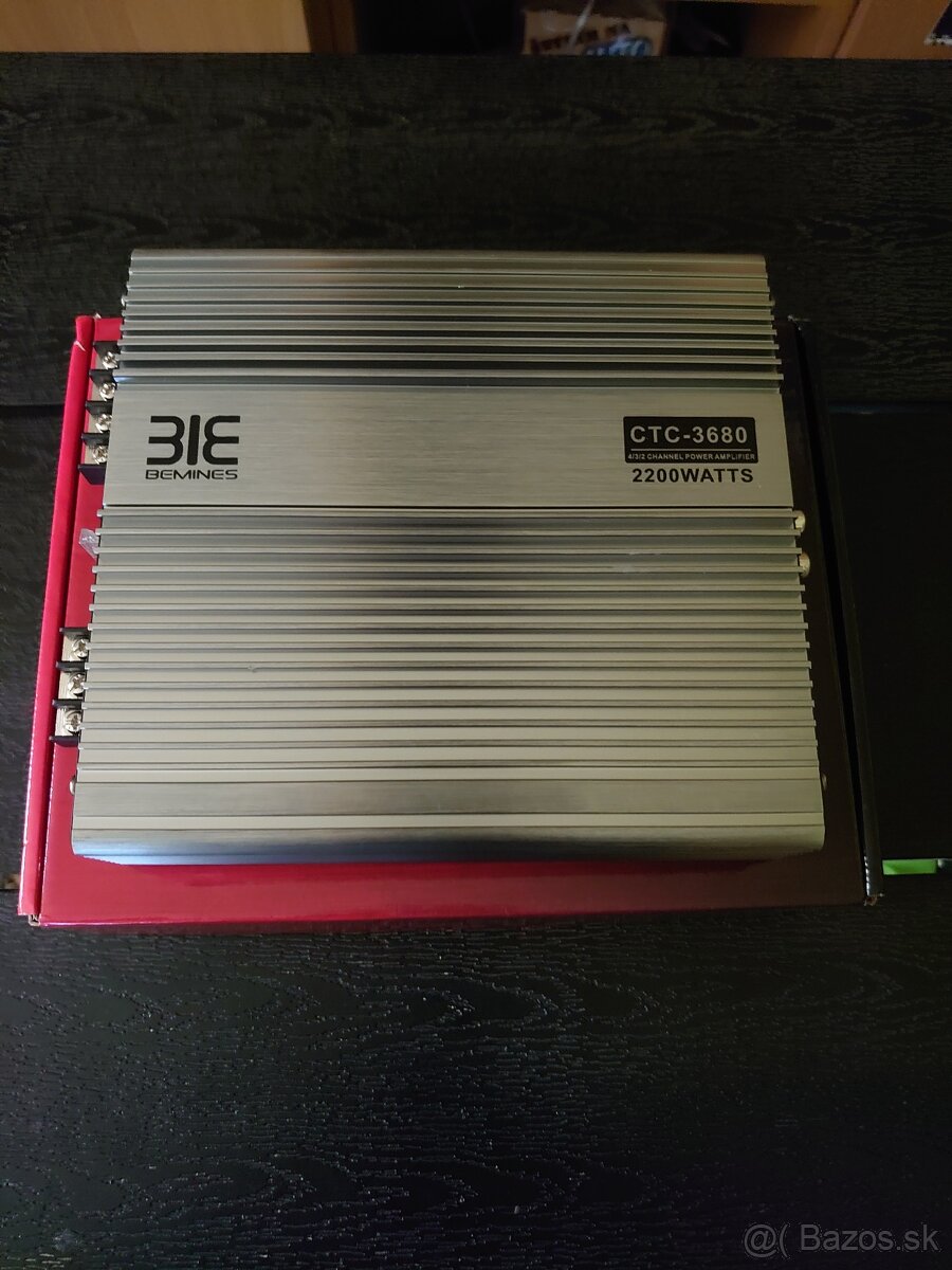 Zosilňovač CTC-3680 2200W (NOVÉ) - 2