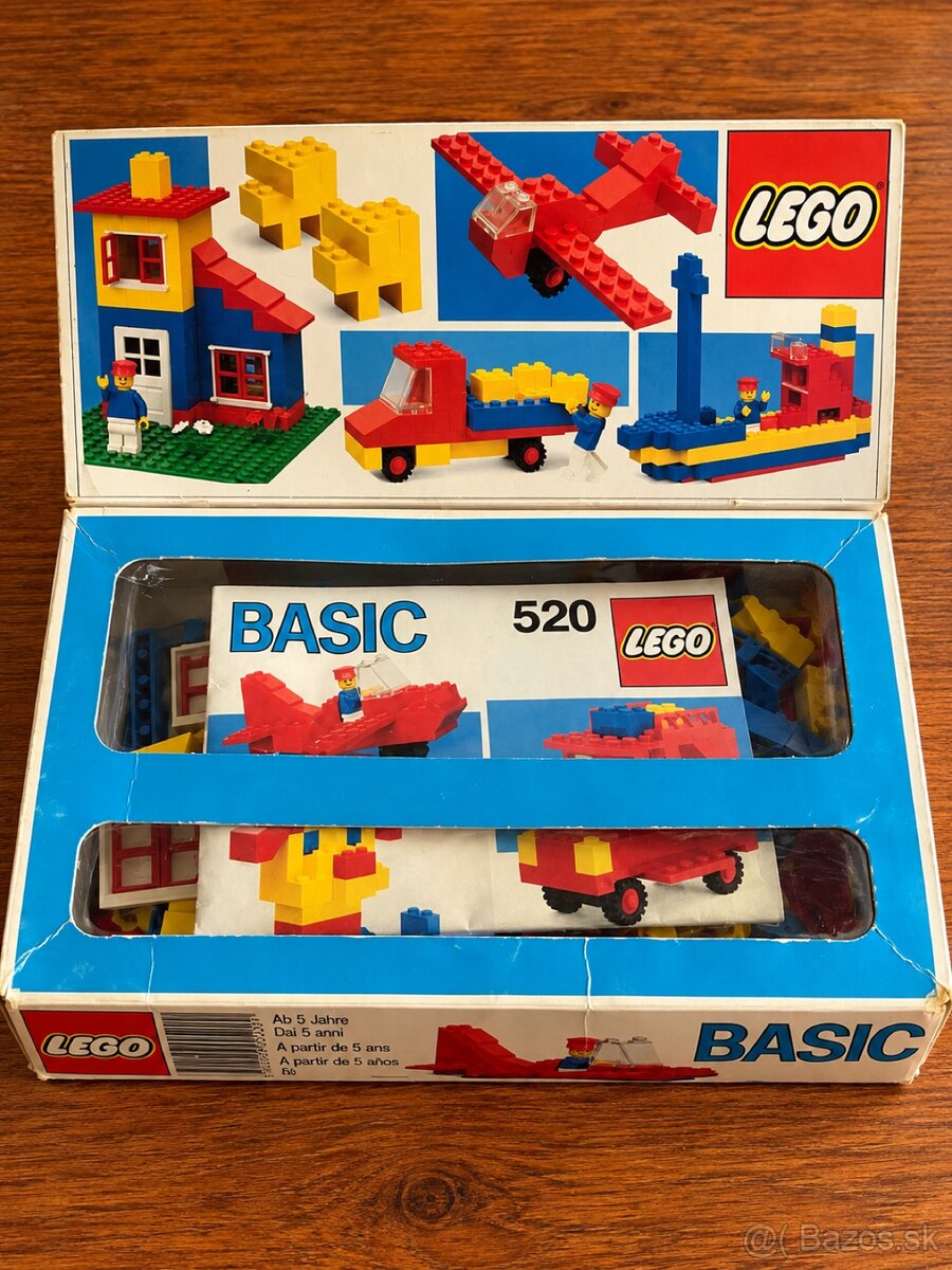 LEGO BASIC 520 – 1985 – kompletné balenie, krabica + návod - 2