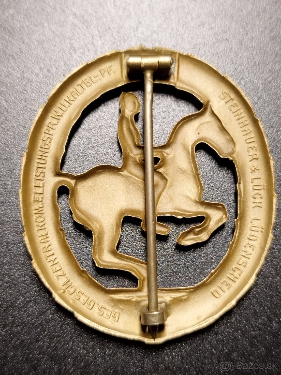 Nemecký jazdecký odznak – bronz - 2