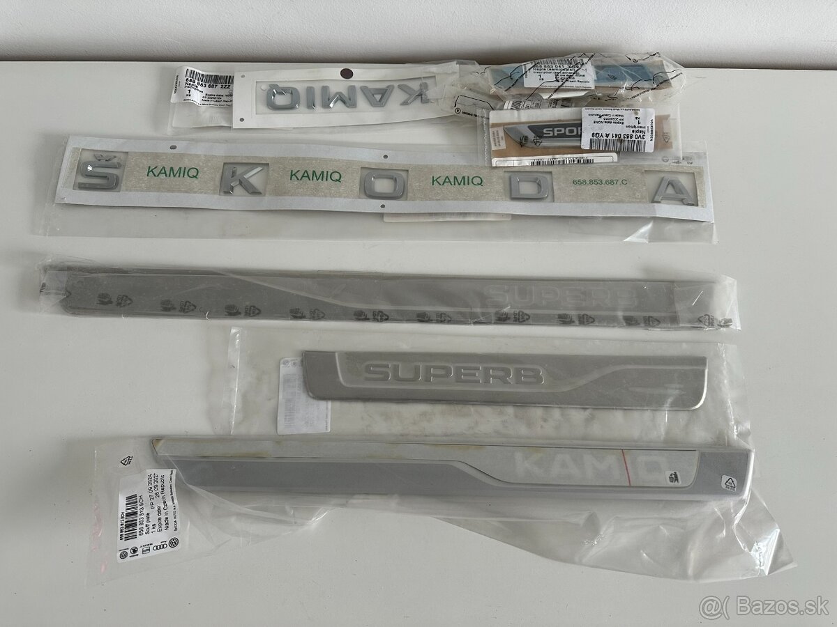 Originál znaky Škoda, Audi, VW - 2