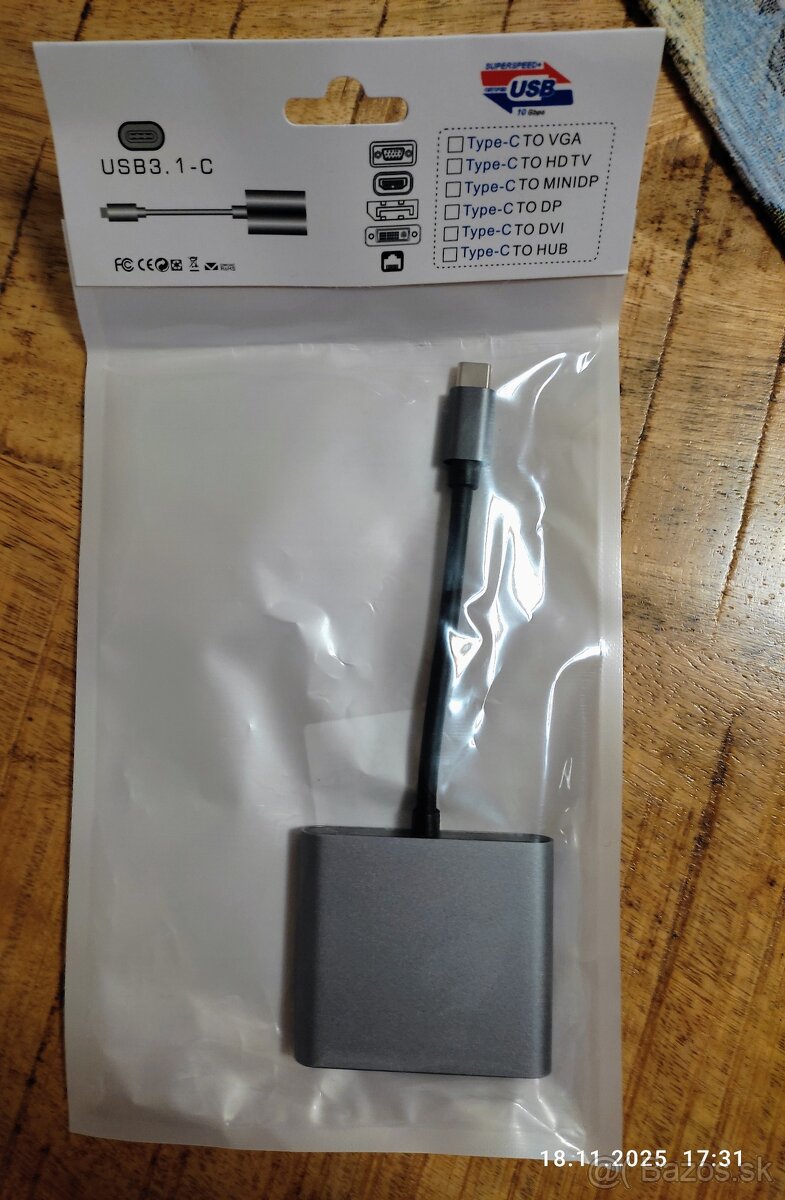 3v1 adapter z USB-C na HDMI - 2