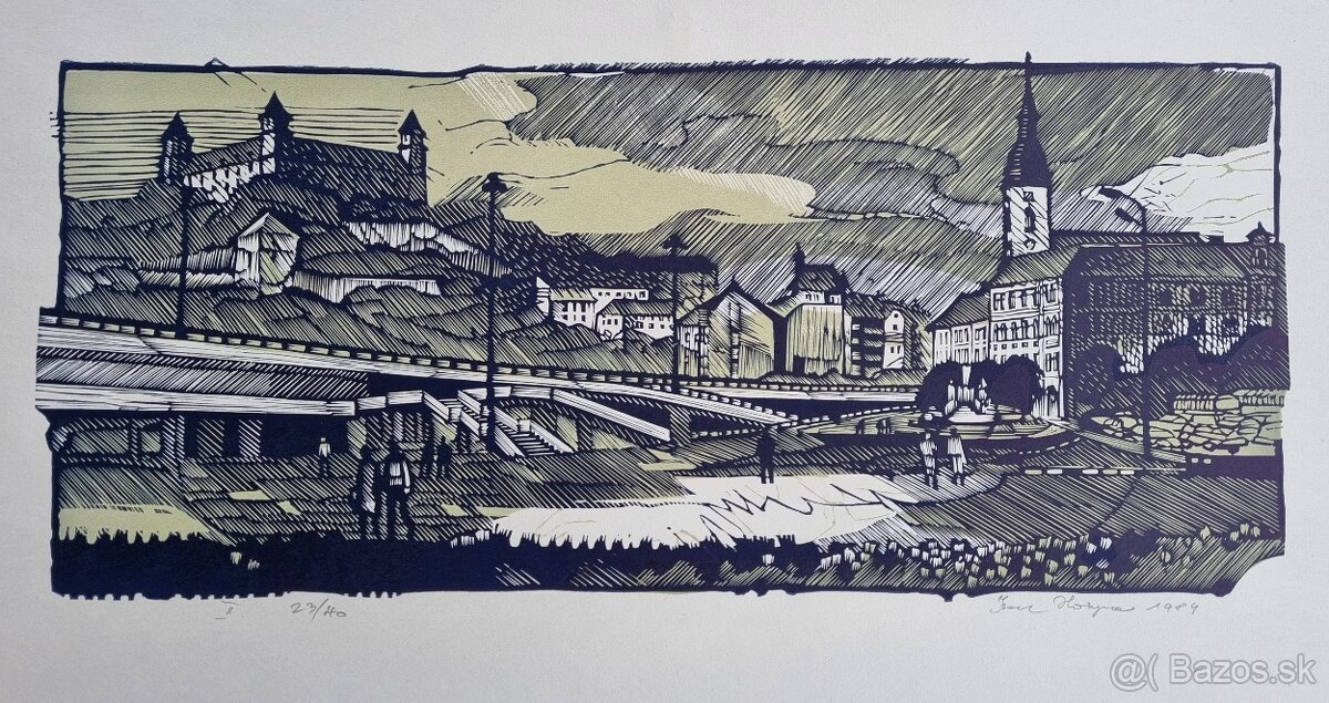 Predám grafiky od rôznych autorov. - 2