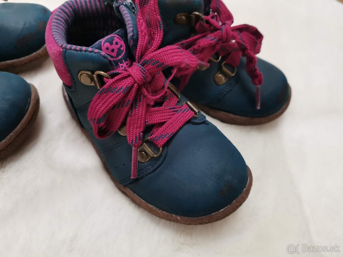 Topánky Bubblegummer č. 23 - 2 páry po dvojičkách - 2