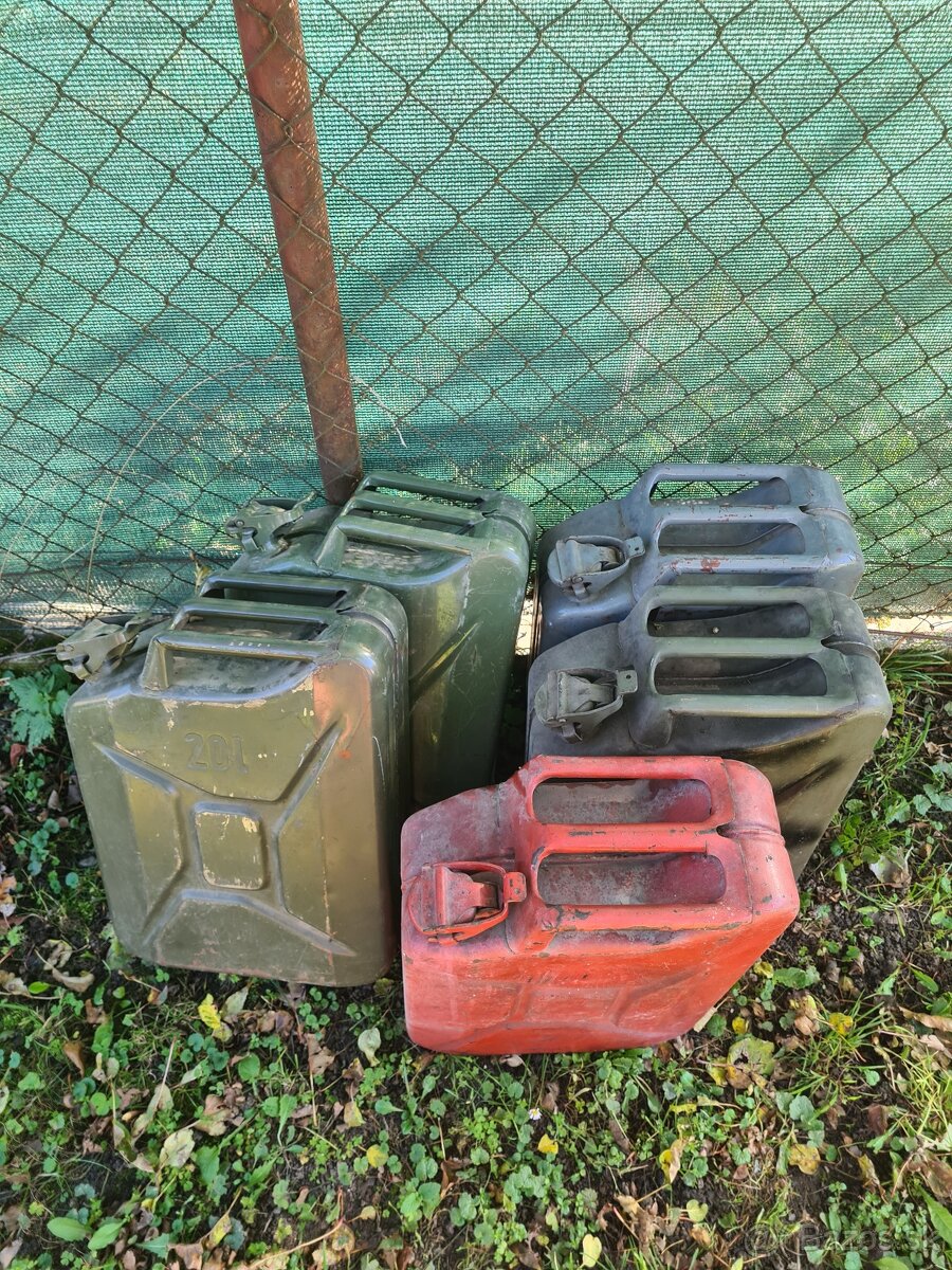 Predám 20l kanistre na naftu, benzín - 2