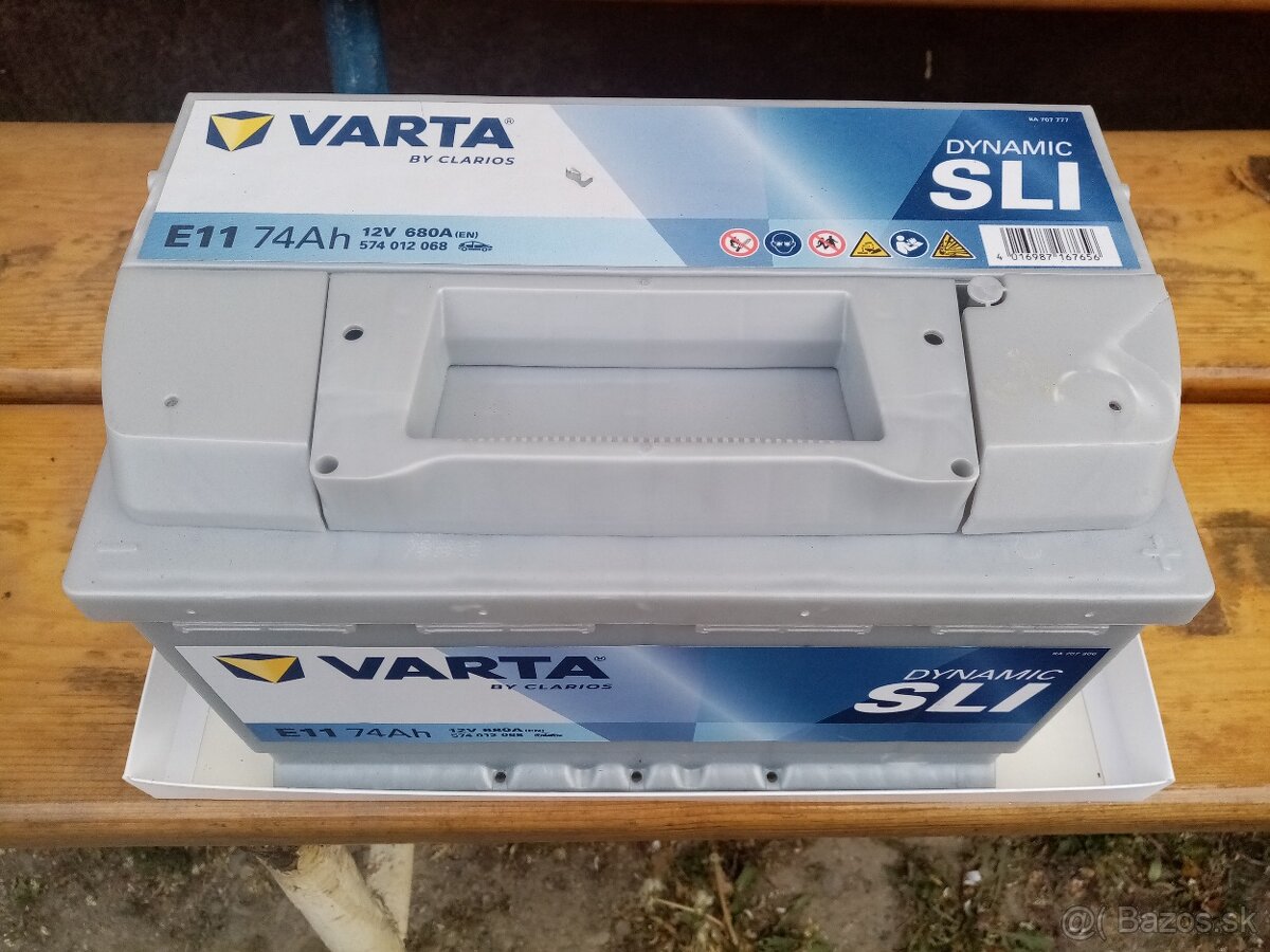 Nova Autobatéria 12V VARTA E11 74Ah 680A - 2