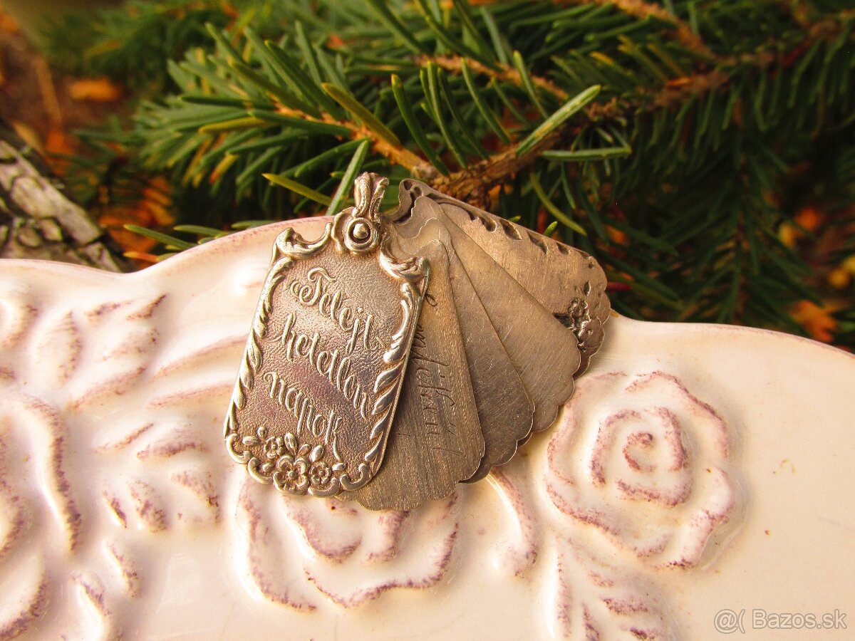 Starý strieborný prívesok, Ag 900 - 2