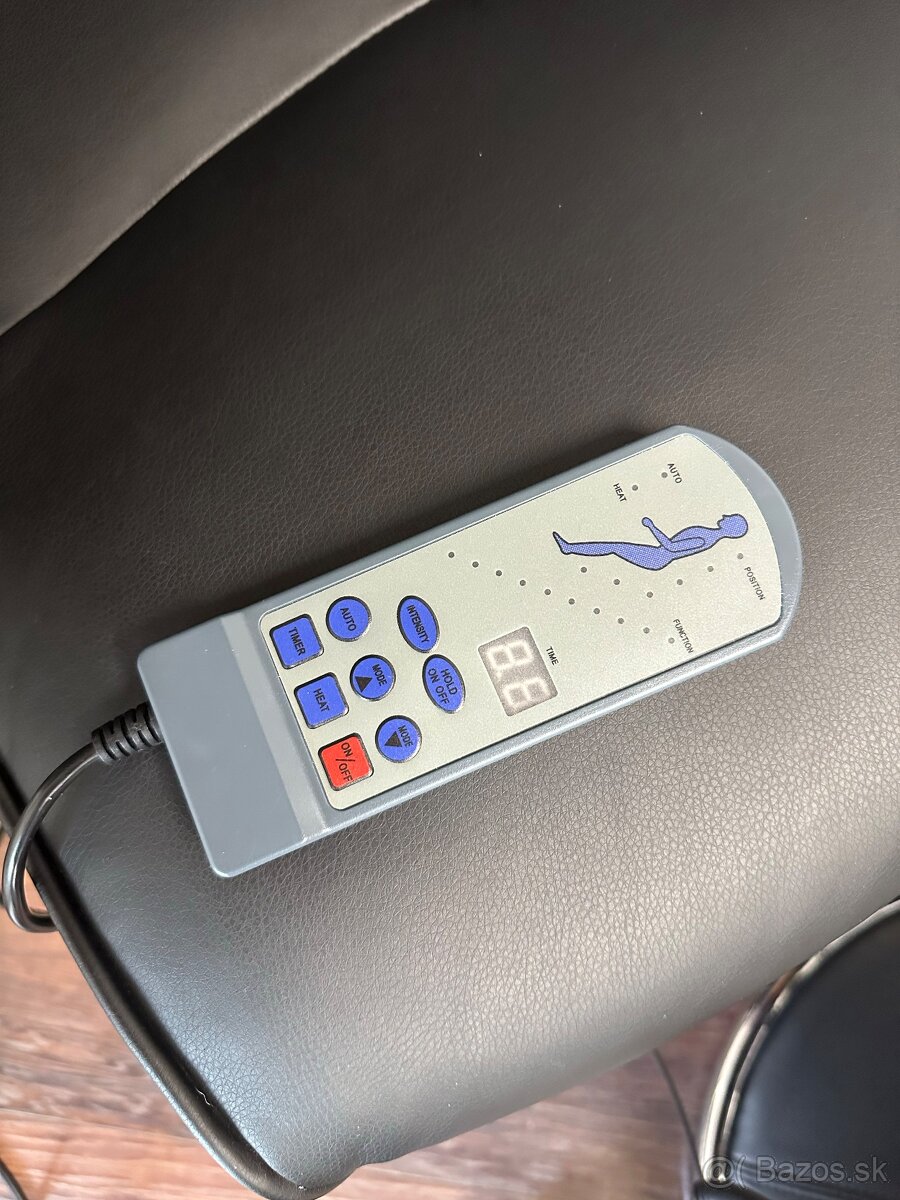 Elektrické masážne kreslo s vyhrievaním a podnožou - 2