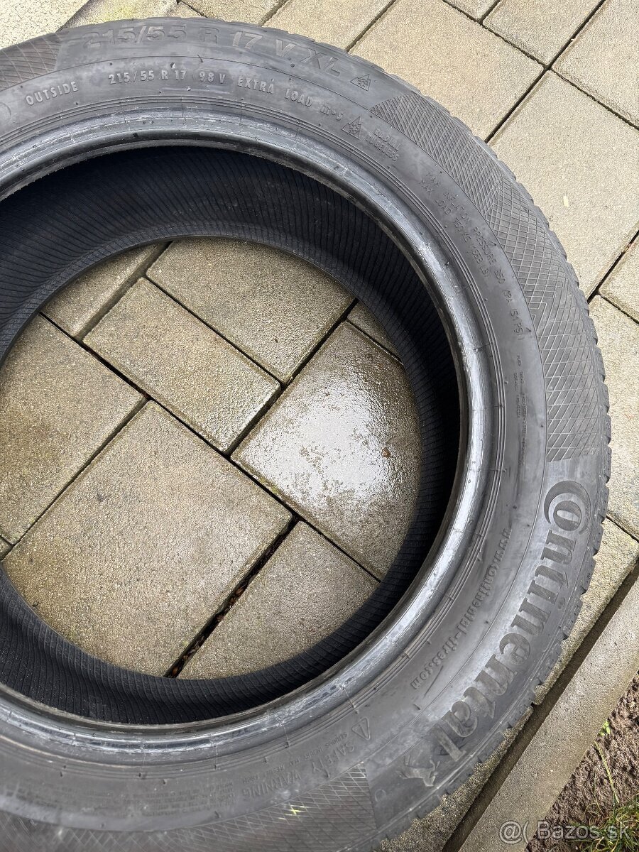 215/55 R17 zimne pneu Continental - 2