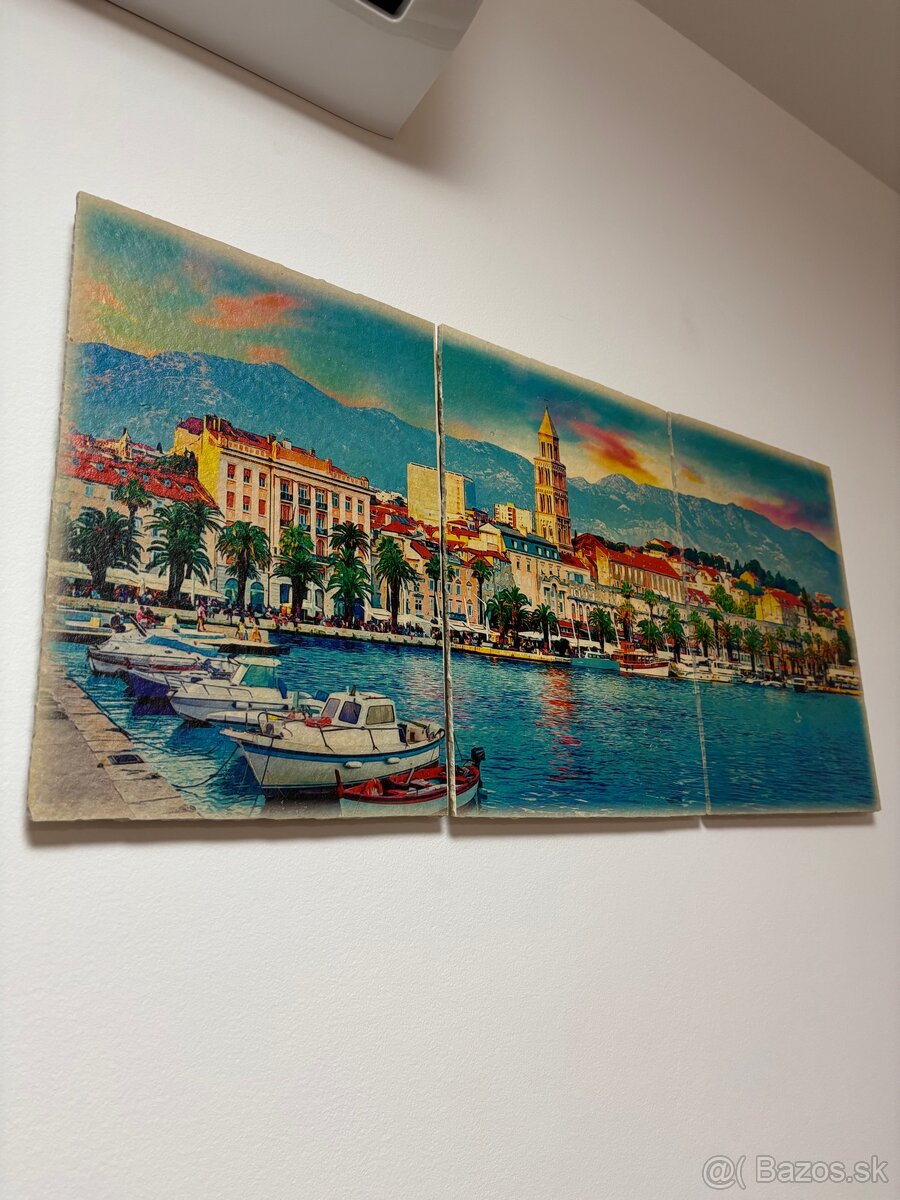 Keramický obraz Split – moderná dekorácia na stenu - 2