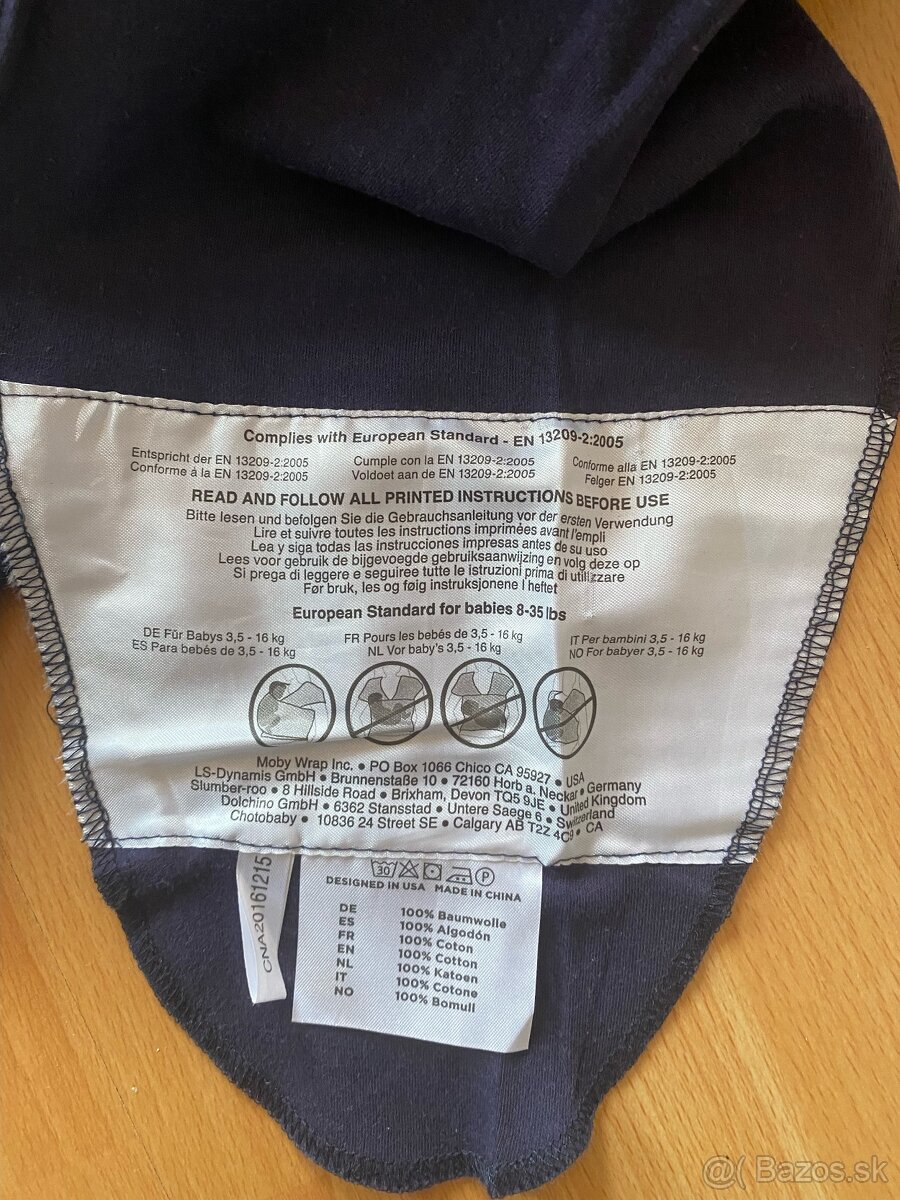 detský nosič -šatka - 2