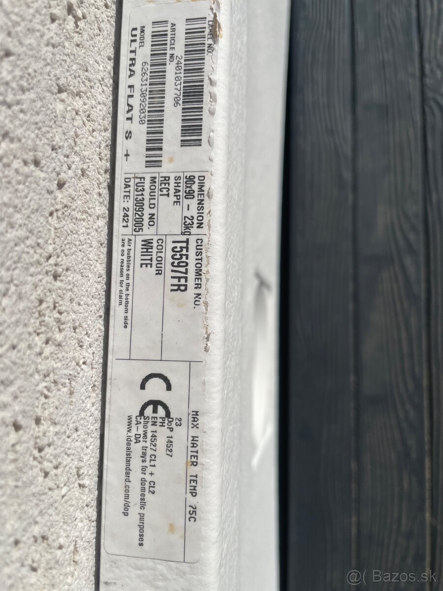 Sprchová vanička 90x90 - 2