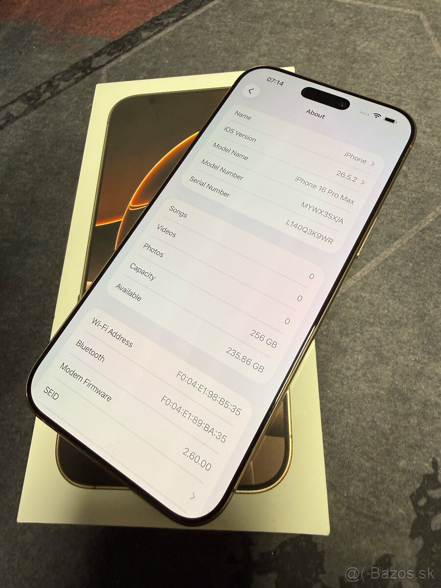 iPhone 16 Pro Max 256 GB – púštny titán - 2