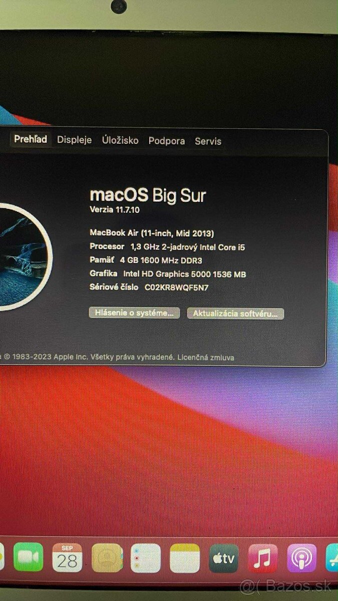 predám macbook air A1465 - 2