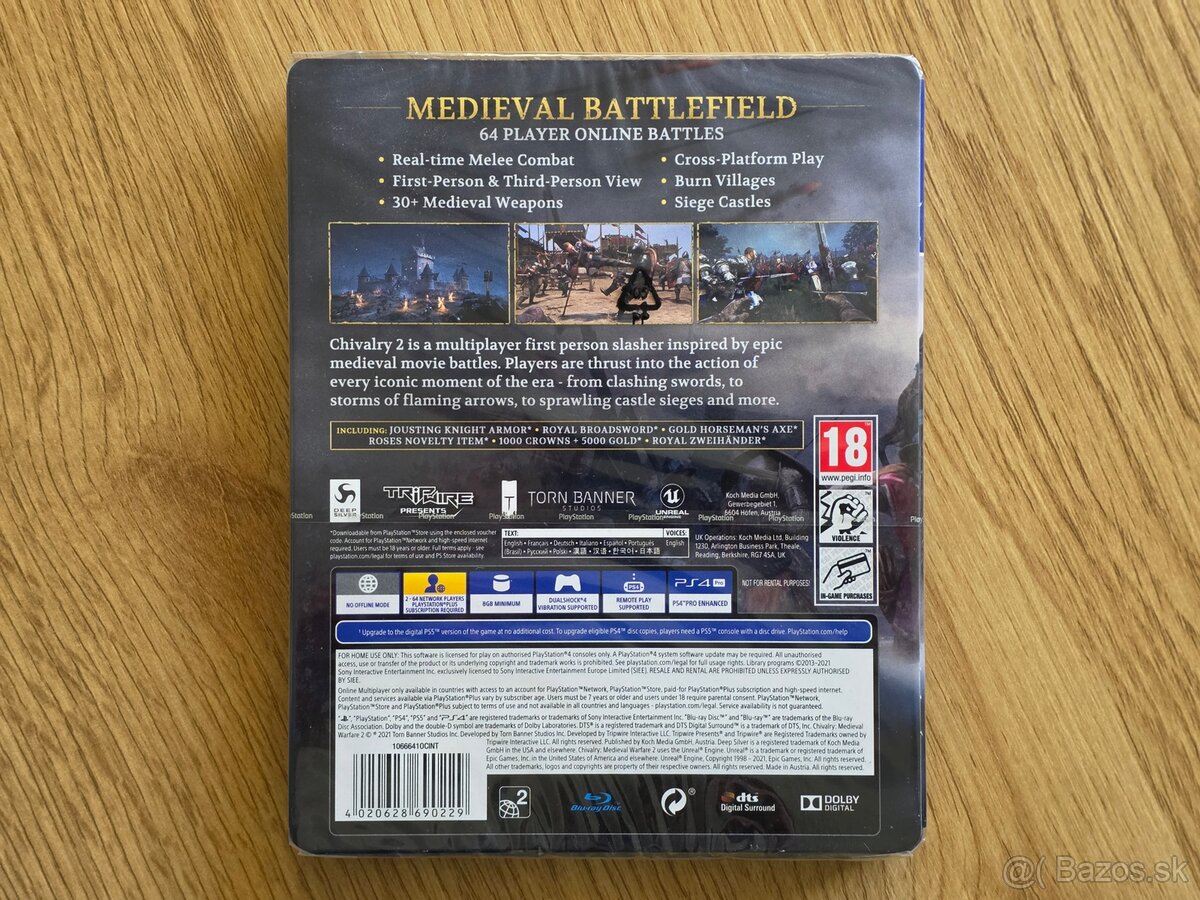 Hra PS4 - Chivalry 2 Steelbook Edition (NOVÁ) - 2