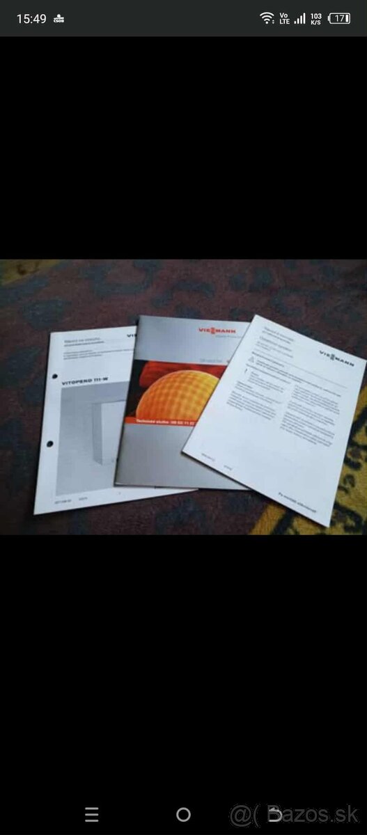 Ponúkam na predaj plynový kotol Viesmann Vitopend111w - 2