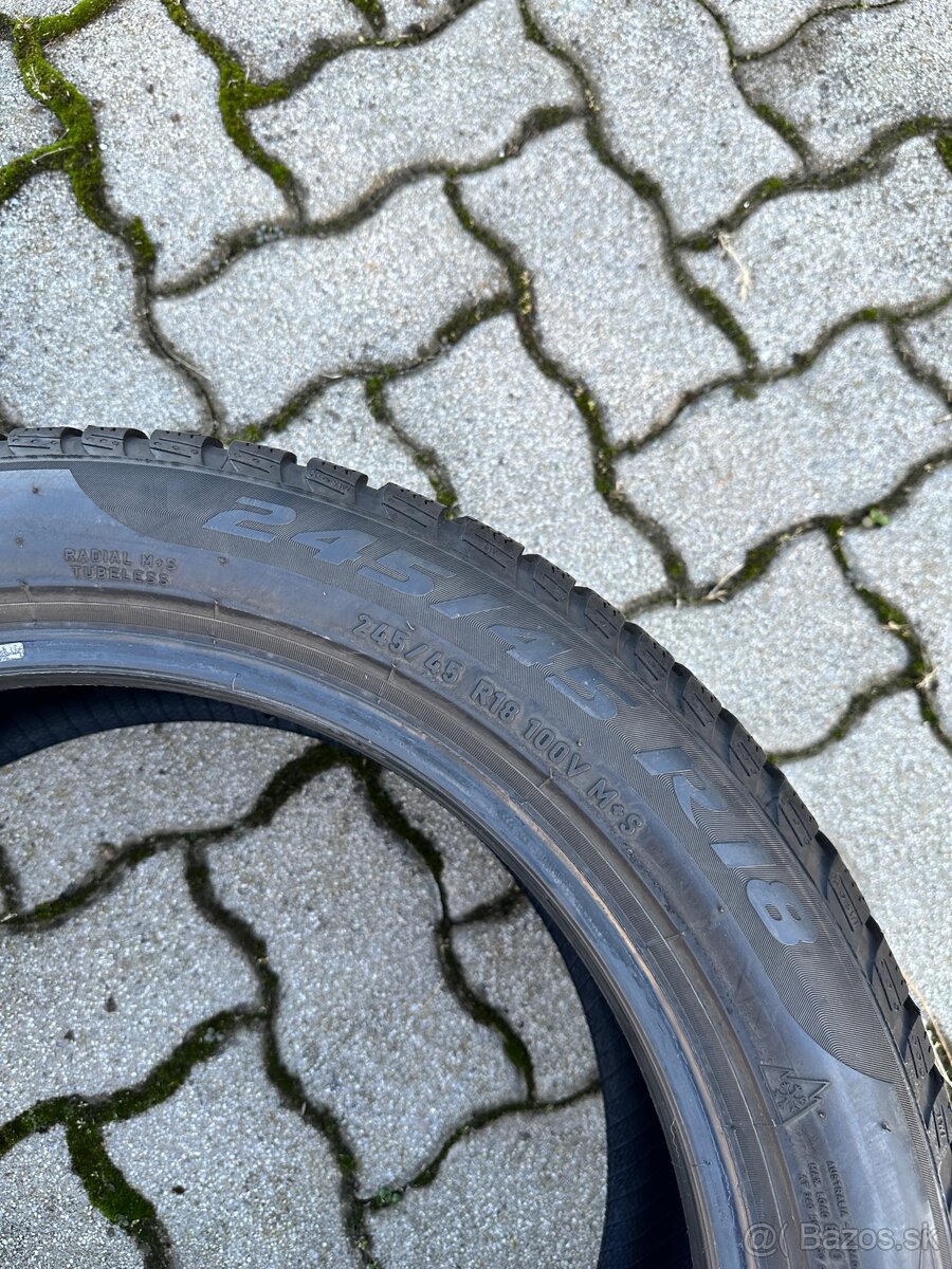 Pirelli Scotto zero 245/45 r18 275/40 r18 run flat BMW - 2