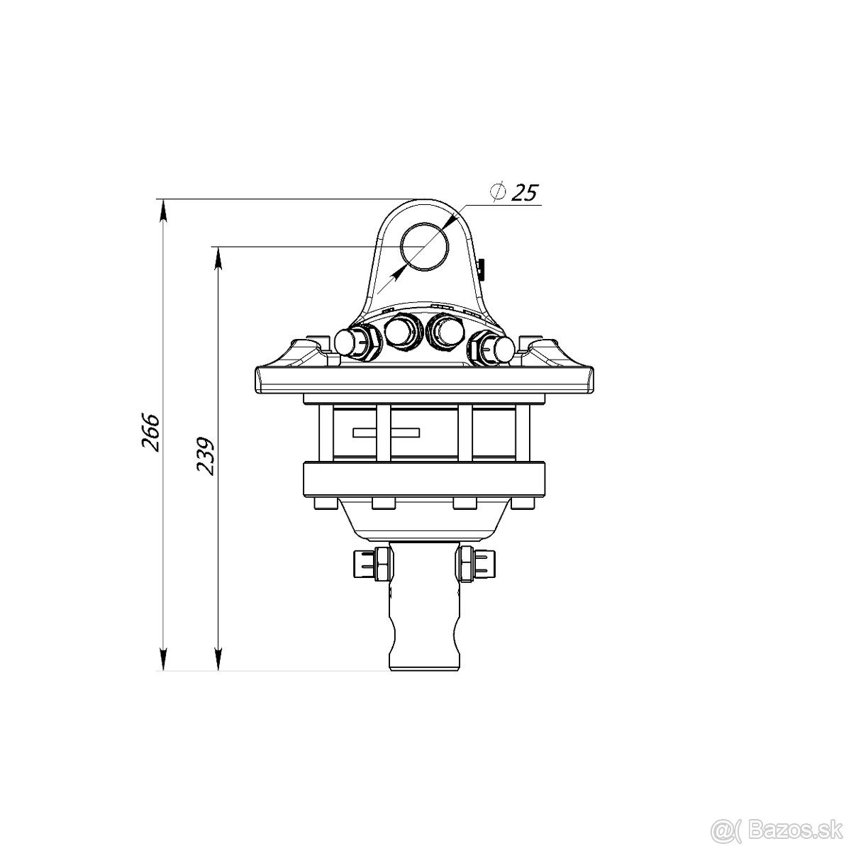 hydraulický rotátor FORMIKO 1t - AKČNÍ CENA - 2