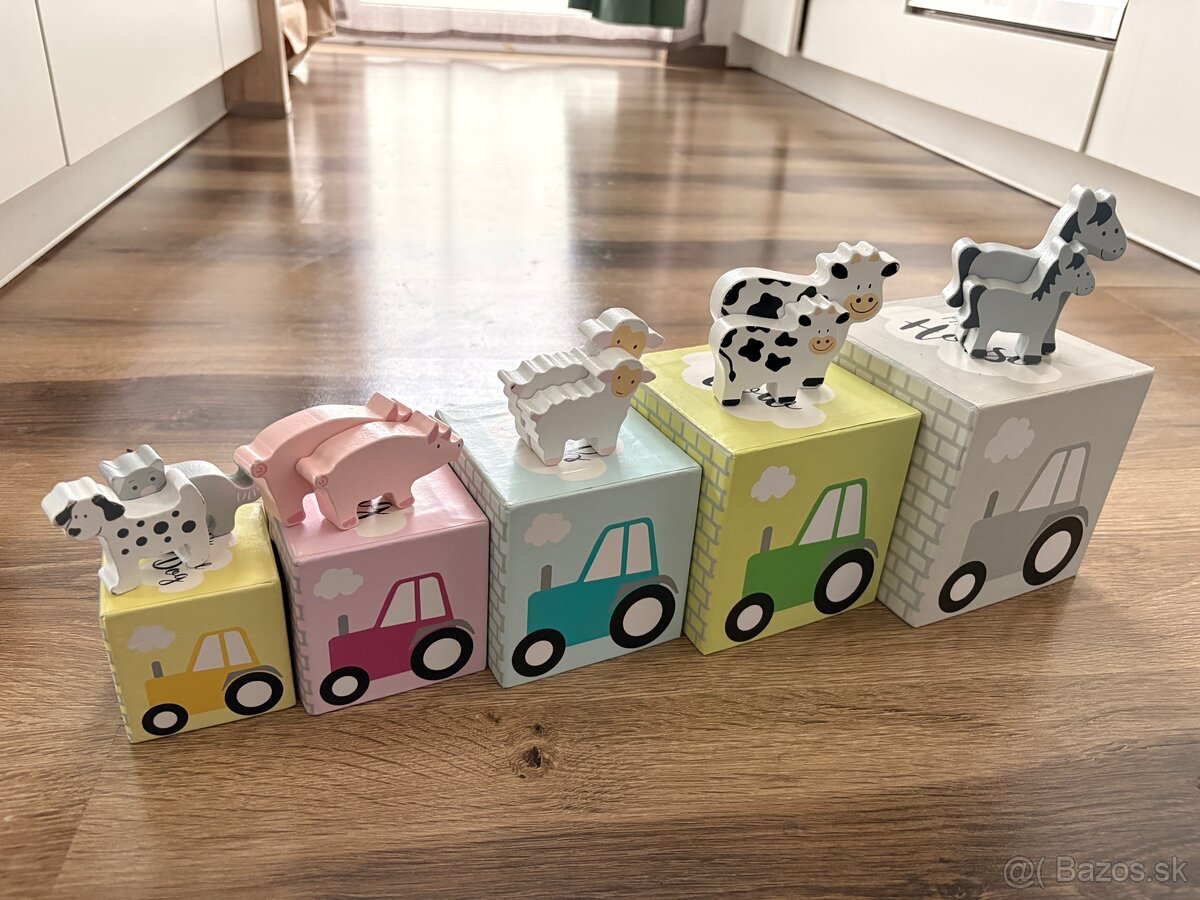 Detská stavebnica veža Farma - 2