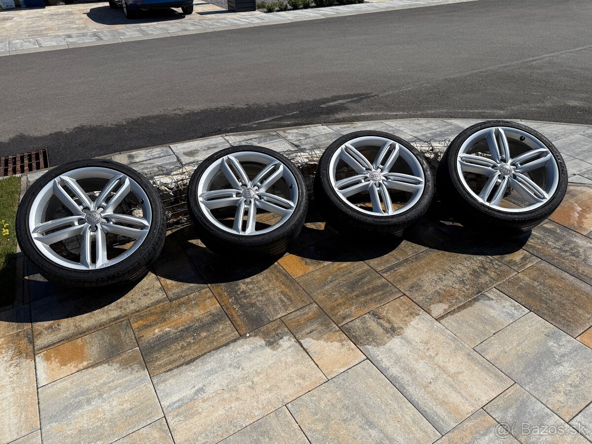 Predam alu kolesa original 20” audi 255/35 /R20 5x112 - 2