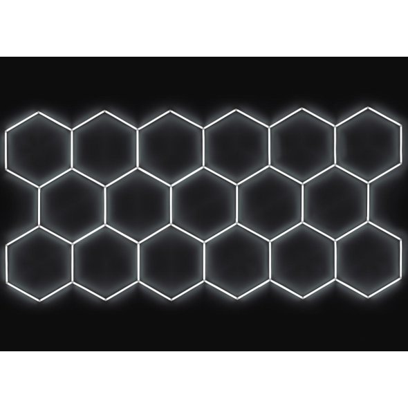 💡 LED HEXAGONOVÉ SVETLO 6500 K – 504 x 238 cm - 2