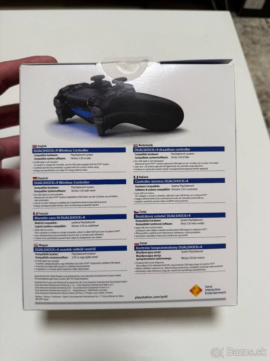 KONTROLER DUALSHOCK 4 ČIERNY V2 OVLÁDAČ PS4 - 2
