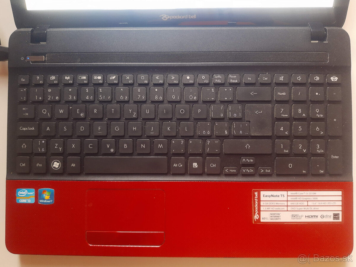 Packard Bell P5WS0 i3-2310M/4GB/240SSD/win11 - 2