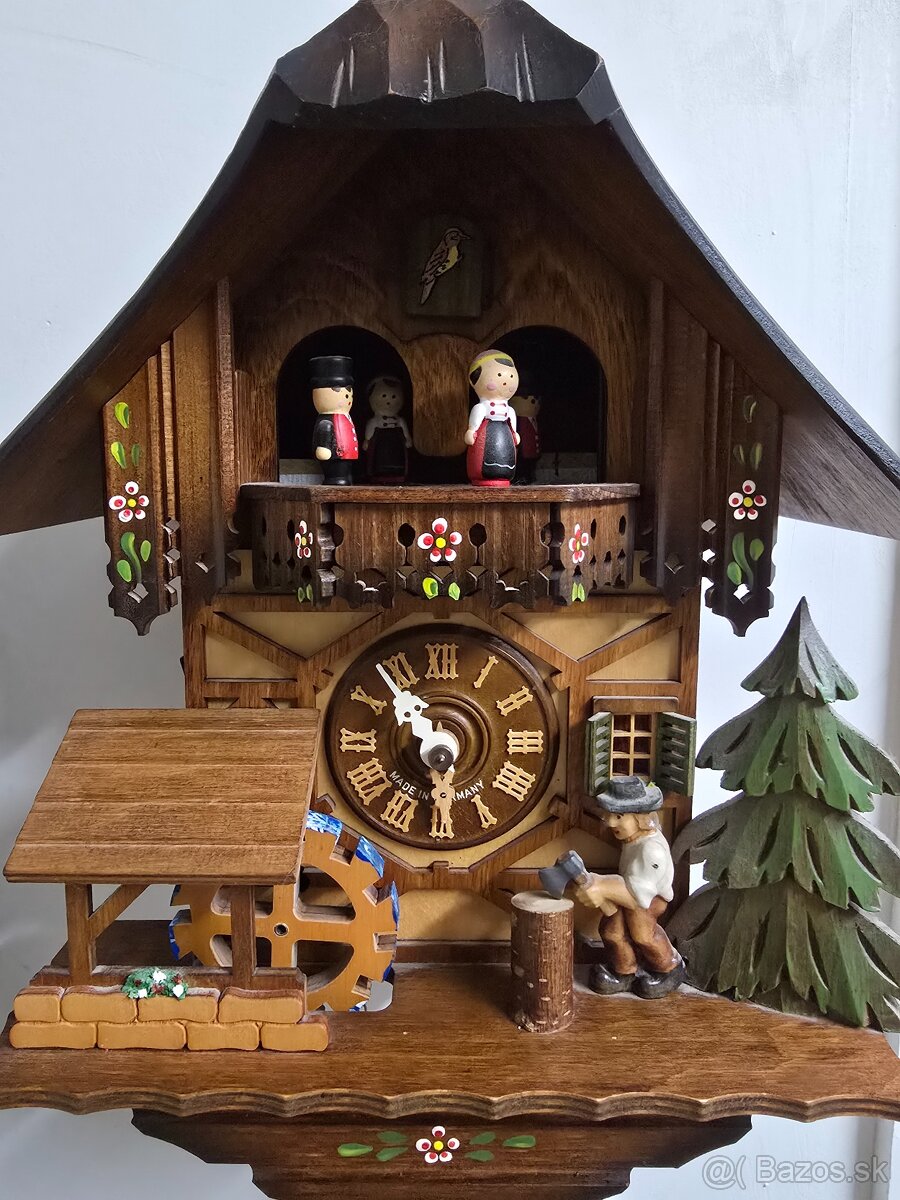 kukučkové hodiny v štýle chaty - 2
