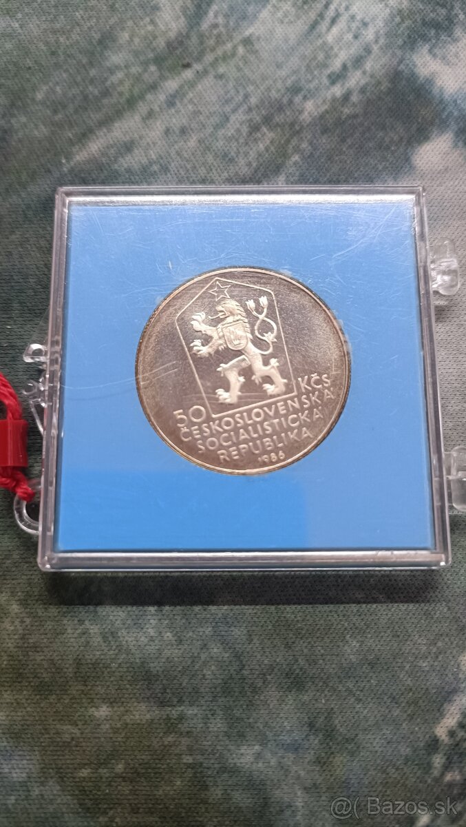 50 Kčs ČSSR 1986 - Levoča proof - 2