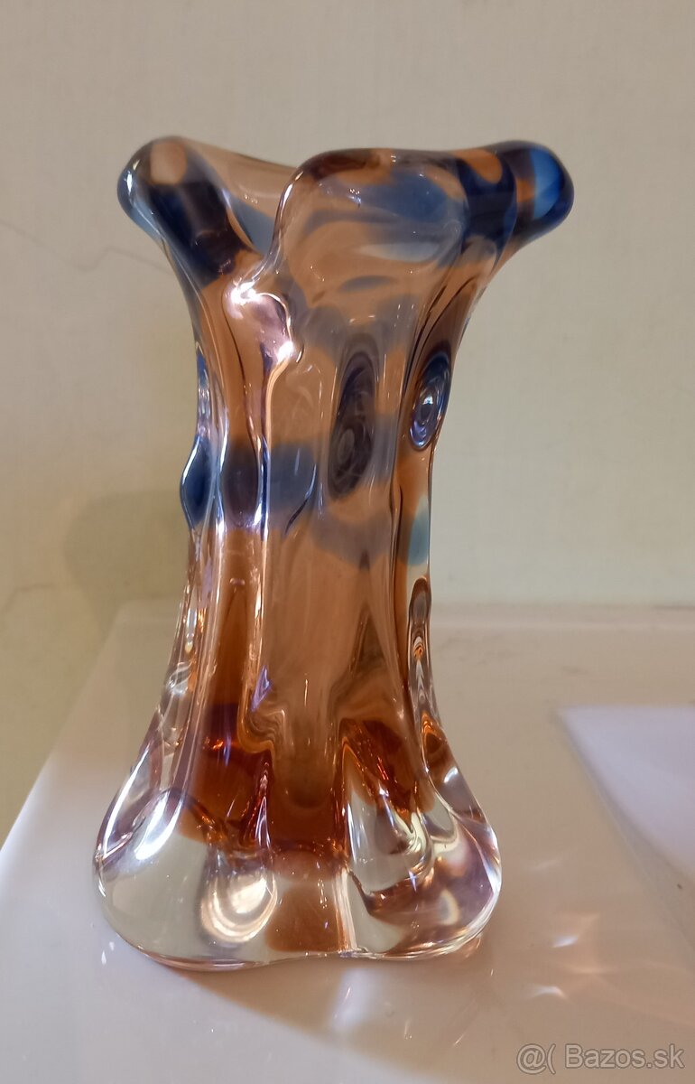 Vaza a kosik hutne sklo - 2