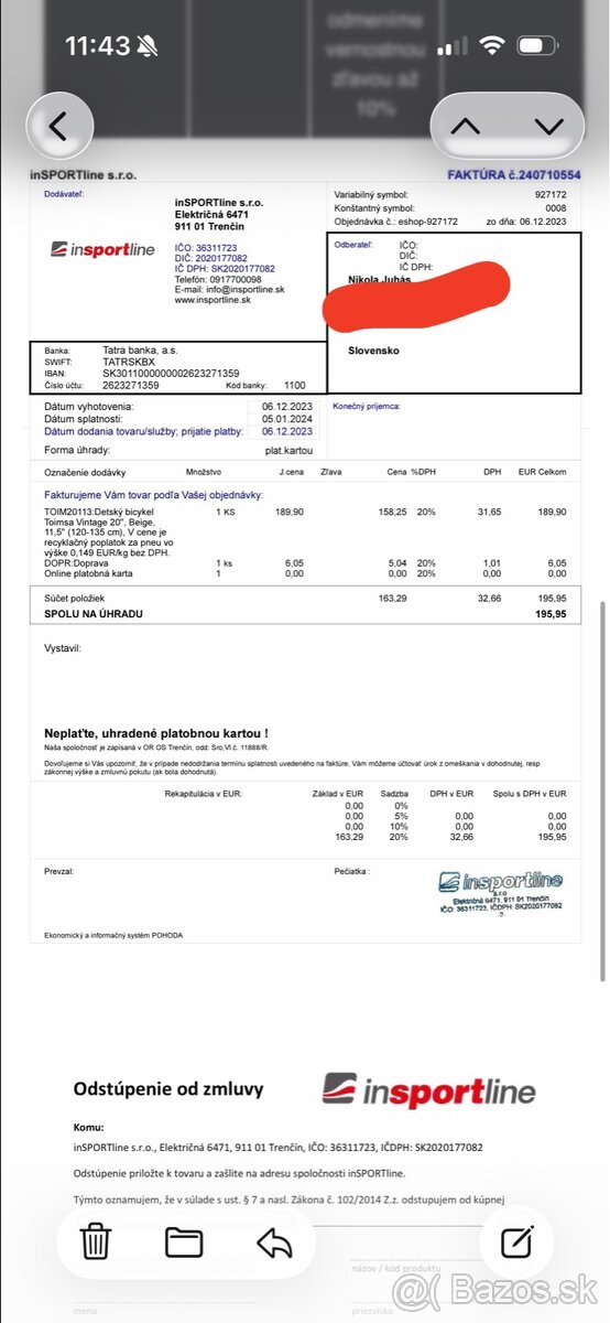 Detský retro bicykel - 2