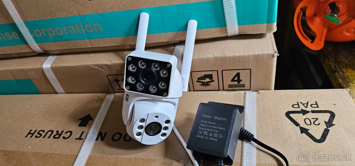 Kamera wifi, vonkajšia, vodotesná,dvojitá - 2