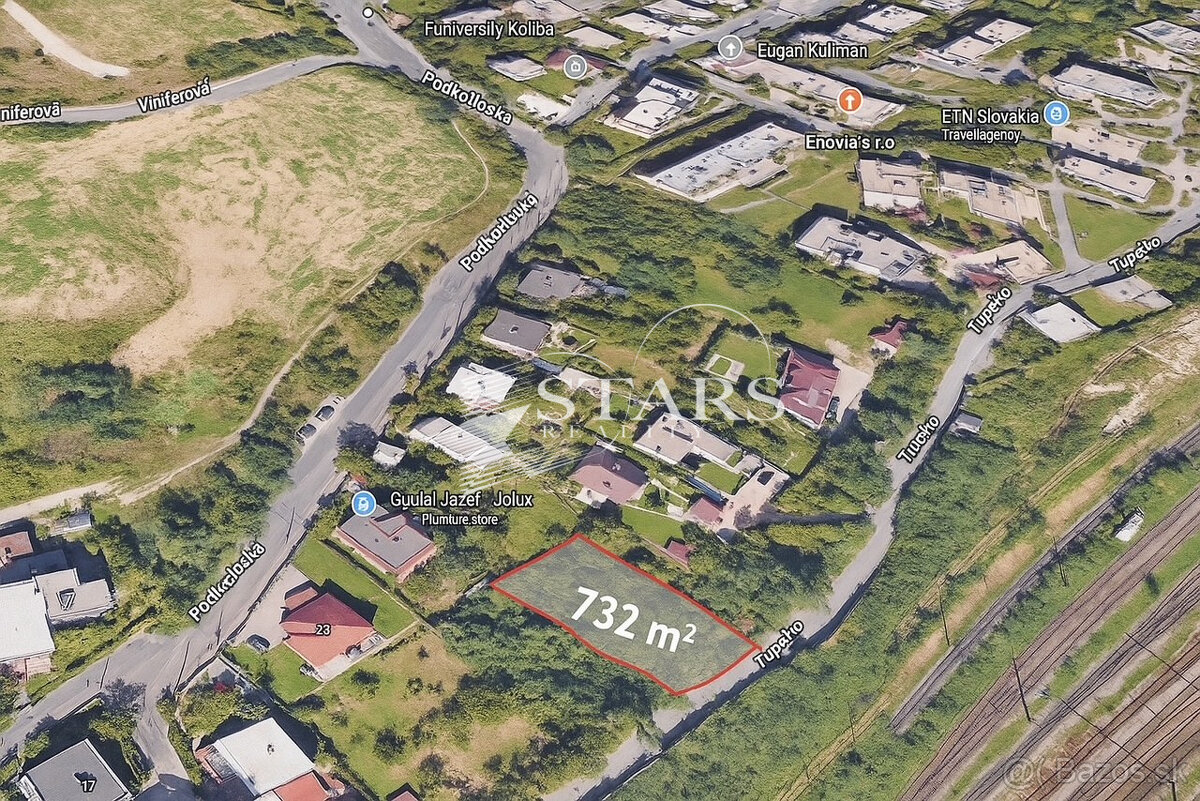 Koliba – 732 m² stavebný pozemok s projektom na 3 byty, výhľ - 2