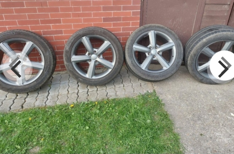 Sada letných kolies +hliníkové disky - 2