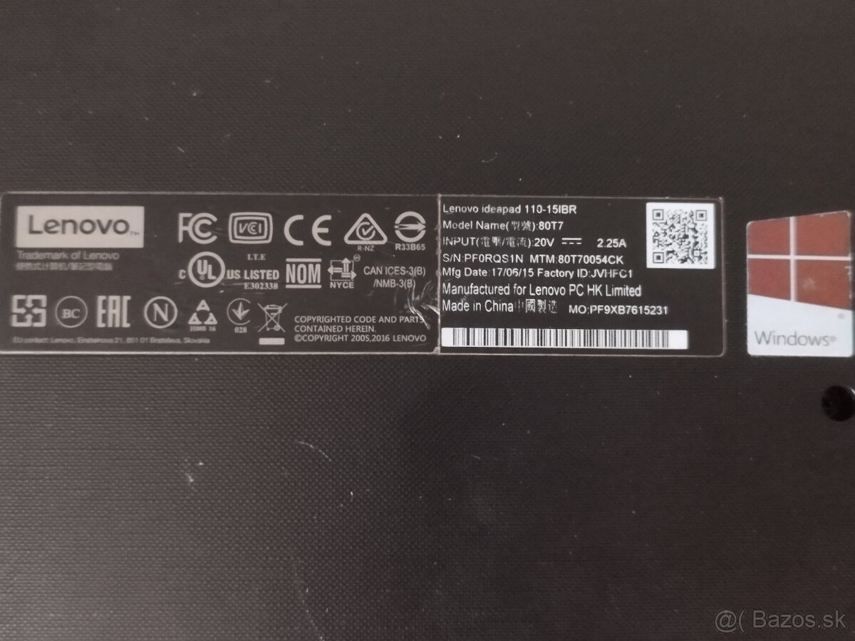 Lenovo Ideapad 110-15IBR, 4GB RAM, 120GB SSD Notebook - 2