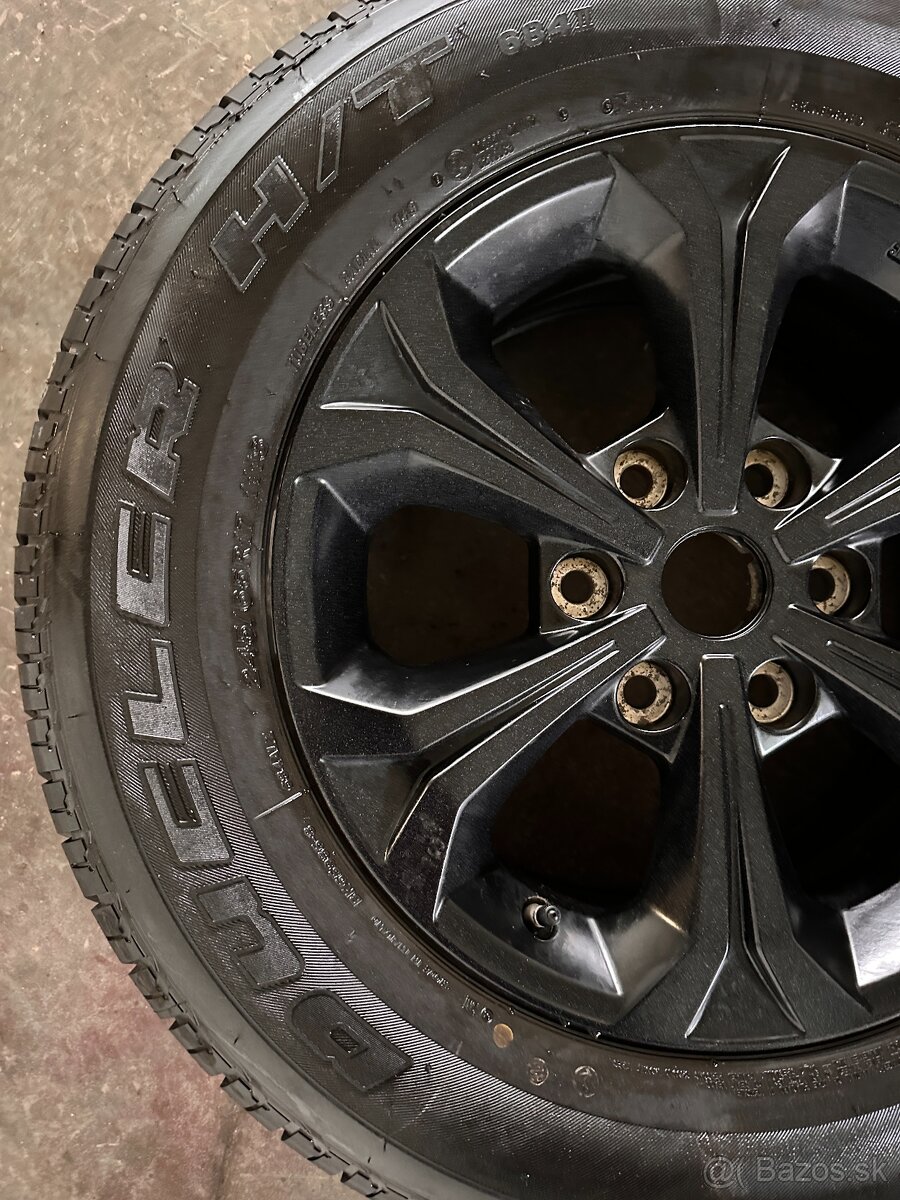 Alu disk + pneumatika Bridgestone Dueler na Mitshubishi L200 - 2